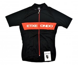 送料無料4★Etxeondo★エチュオンド Gizon ジャージ size:S ブラック/レッド