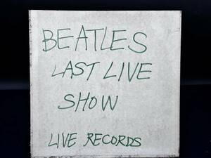 THE BEATLES / LAST LIVE SHOW LP ビートルズ レコード