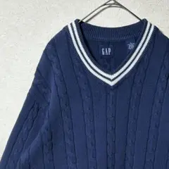 90s OLDGAP オールドギャップ チルデンニット セーター ケーブル編み