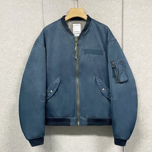 新品同様 VISVIM ビズビム 23AW THORSON JKT CRASH 天然染め ダメージ ヴィンテージ加工 フライトジャケット 0123205013004 size:3