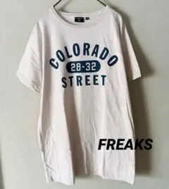 FREAKS 半袖Tシャツ　カットソー　M ロゴ入り