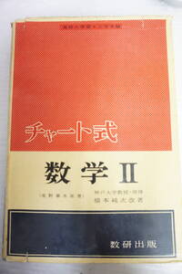 k1906　チャート式数学Ⅱ　橋本純次　改著　数研出版　昭和35年