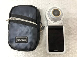 k160*80 【現状品】 １円～ CASIO カシオ EXILIM EX-FR100LCA デジタルカメラ ケース付き 中古 未検品 ジャンク