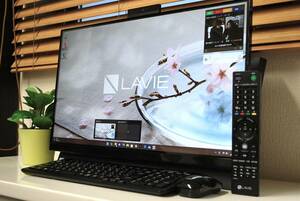 ★☆23.8型フルHD / LAVIE Desk All-in-one / 激速 PCIeGen4 + HDD /Corei7/Office/16GB/W3波TVチューナーI/Blu-ray/ハイレゾ/d7m23☆★