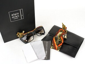 【美品】アランミクリ IMANYコレクション サングラス A01426-101C alain mikli 00588