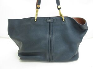 P133-S3-15872 Chloe クロエ トートバッグ ハンドバッグ レディース イタリア製 H約27×W約37×D約15cm 現状品1