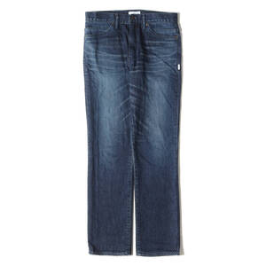 美品 WTAPS ダブルタップス パンツ サイズ:S 18AW ヴィンテージ加工 ストレッチ スキニー デニムパンツ BLUES SKINNY COLORWAY インディゴ