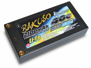 LFA040　Li-Feバッテリー2100mAh　40C　川田模型製　送料単品230円