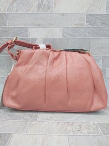 ◇ ◎ ●未使用● rienda リエンダ バックルポイントフェイクレザーBAG オレンジ レディース メンズ P