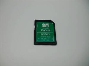  ジャンク扱い　Gathers　地図データ?　2008年版?　8GB　SDHCカード　SDカード　ナビ