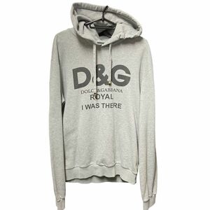 【中古】 Dolce＆Gabbana ドルチェアンドガッバーナ フルオーバー パーカー 50SIZE グレー D&G メンズ 23038775 AS