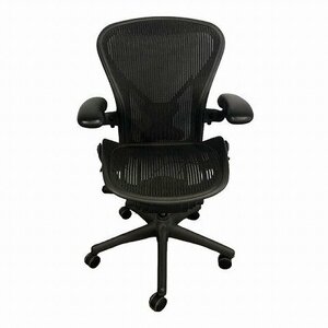 CUG57647相 Herman Miller ハーマンミラー アーロンチェア ポスチャーフィット Bサイズ AE113AFB オフィスチェア 直接お渡し歓