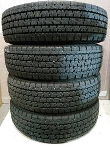 札幌 引き取り可 165/80R13 94/93N LT 4本 TOYO DELVEX 935 格安溝あり 冬タイヤ中古 2022年製 サクシードプロボックス など IK-217F