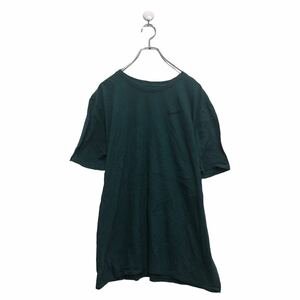 NIKE 半袖 ロゴ Tシャツ XL ナイキ ダークグリーン シンプル 無地 ビッグサイズ 古着卸 アメリカ仕入 a604-5196