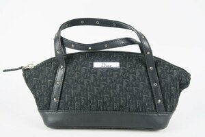 【美品】Christian Dior ディオール トロッター ミニハンドバッグ 小物 レディース ブランド【PU33】