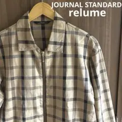 【可愛い】JOURNAL STANDARD relumeチェック柄ブルゾン