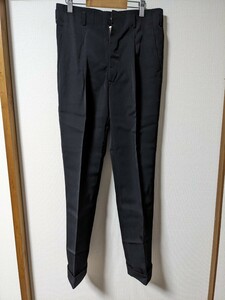 【未使用】東レ ヨット スラックス ブラック 黒 パンツ W74 L71 制服