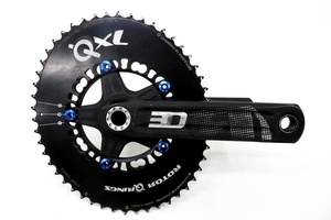 ROTOR ローター 3D QRINGS QXL 楕円クランクセット 165mm 50-34T BCD110mm