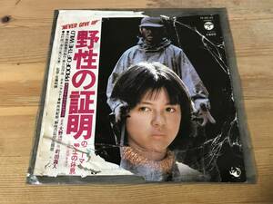 野生の証明映画主題歌シングルレコード戦士の休息