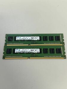 s695)Samsung メモリ 4GB 1Rx8 PC3-12800U-11-13-A1★4G×2枚 計8GB 動作確認　複數在庫