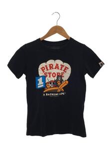 A BATHING APE◆Tシャツ/XS/コットン/ブラック/pirate store