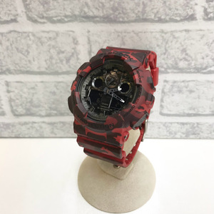 ★最終値下げ★ ★稼働★ ★G-SHOCK★ CASIO カシオ G-SHOCK GA-100CM カモフラージュシリーズ ソーラー 箱 取扱説明書付き