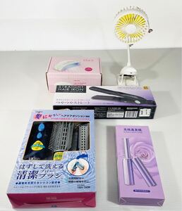 商品名：【中古品】【動作未確認】 美容家電いろいろおまとめ5点セット アイロン、カールドライヤーなど 【ype240292】