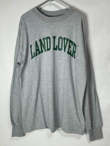 【wism】arc’texas Land Lover ロンT 長袖Tシャツ グレーM lifewear アークテキサス ランドローバー arctexas