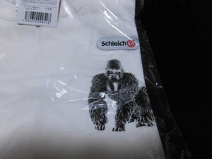 150 シュライヒ ゴリラプリントTシャツ Schleich キッズから大人まで 生地 縫製 安心の日本製 綿100％ 動物園 Gorilla 筋肉 マッスル　