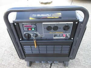 ▲▽8787　１円スタート　状態良好　ＳＵＢＡＲＵ　スバル　インバーター発電機　100V　SGi38SE　3.8KVA　稼働7.6ｈ△▼