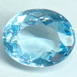 ソ付!!1円〜!!〔天然アクアマリン4.632ct〕j ◎約11.9×9.6mm ルース 裸石 宝石 aquamarine ベリル beryl DB0/DD0 テEB0 w4 す34