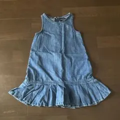 RalphLauren ラルフローレン　キッズ　子供　デニム　ワンピース　4号