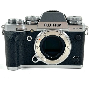 富士フイルム FUJIFILM X-T3 ボディ シルバー デジタル ミラーレス 一眼カメラ 【中古】