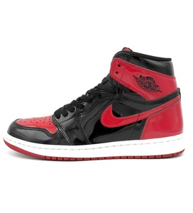 ナイキ NIKE 【 AIR JORDAN 1 HIGH OG Patent Bred 555088 063 】 エア ジョーダン 1 ハイ パテント ブレッド スニーカー　f23603