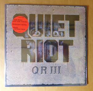 QUIET RIOT「QR Ⅲ」米ORIG [PASHA] ステッカー有シュリンク美品