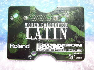 Roland/ローランド SR-JV80-18 WORLD COLLECTION LATIN 音源ボード エクスパンションボード 240210