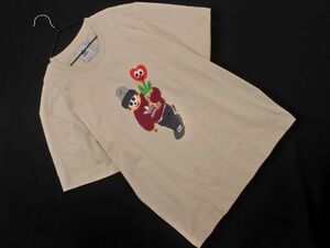 新品 アディダスオリジナルス HR3474 CHARR MORITA CROSSOVER VALENTINE’S DAY TEE Tシャツ sizeM/ベージュ ■◆ ☆ edc3 レディース