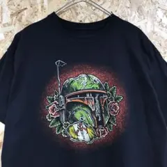 スターウォーズ　ボバフェット　半袖Tシャツ　メンズL  黒　g1