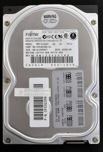 FUJITSU 富士通 MPF3102AT [ATA 40pin IDE HDD] [容量:10GB CristalDiscInfo正常 使用時間:19000H シーク音若干高め] (管:HD10