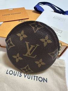 LOUIS VUITTON ルイヴィトン モノグラム ポルトモネ ロン 丸型 コインケース M61926 ブラウン レディース