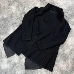 コート レディース 薄手 ジャケット 羽織る 韓国 ブラック カジュアル 美品