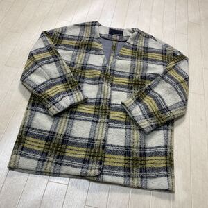 4041☆ UNITED ARROWS GREEN LABEL RELAXING トップス アウター レディース グレー チェック柄