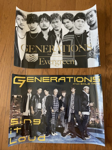 セット/Sing it Love/Evergreen/希少/GENERATIONS/EXILE/LDH/グループ/まとめ/飾り/雑貨/ジャンク/チラシ/大量/特典/ポスター/限定