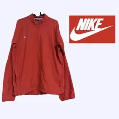 NIKE ウィンドブレーカー ナイロンジャケット レッド 赤 XL スポーツ