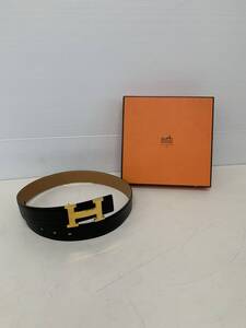 M　HERMES/エルメス　ベルト　レディース　Hベルト　レザーベルト　