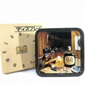 未使用 昭和レト ニッカウイスキーG＆G グラフィックスタンド時計 L6