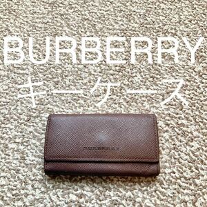 BURBERRY(バーバリー) キーケース スマートキー 本革 レザー X