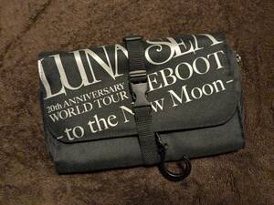 LUNA SEA トラベルポーチ ルナシー★20th WORLD TOUR REBOOT 折り畳みトラベルポーチ メイクポーチ 小物ポーチ 旅行用/新品 未使用品