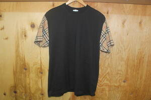 10026 BURRBERRY LONDON Tシャツ Mサイズ コットン BLK 8043057 バーバリー