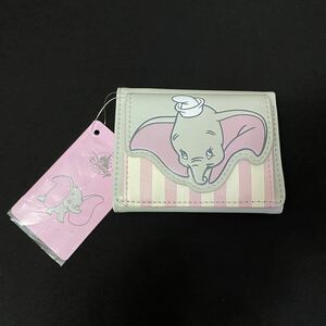 未使用新品 コンパクトウォレット ダンボ Dumbo ディズニー Disney 財布 検) ティモシー コインケース メモ帳 ノート フォトフレーム